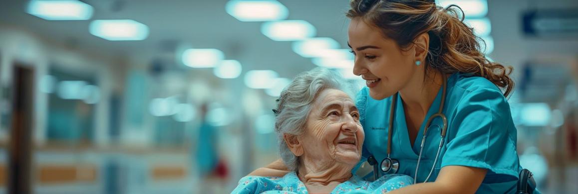 Herzliche Pflege im Krankenhaus